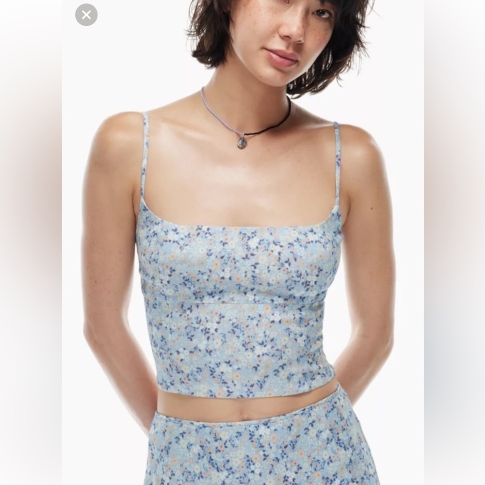 Wilfred Blue Sleeveless Bustier Camisole
